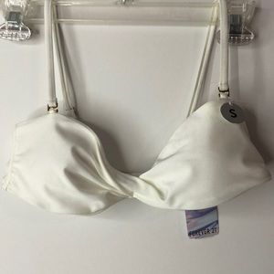 *SOLD* Forever 21 White bikini top